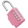 Puroma Combination Lock 4 Digit Waterproof Locker Locks Secure Outdoor Padlock for Gym Lockers Toolboxes Gates Fences Storage Sports Locker Cabinets Basic Pink Rose
