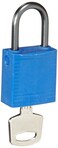 Brady 118929 Blue Compact Safety Lock Keyed Different 6 Locks