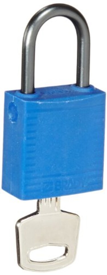 Brady 118929 Blue Compact Safety Lock Keyed Different 6 Locks