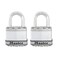 Master Lock M1XT Magnum Heavy Duty Padlock with Key 2 Pack KeyedAlike