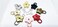 XIANERHUI 2Pack Mini Cute Star Shaped Padlock with Key for Jewelry Box Purse Handbag Cabinet Treasure Chest Luggage Letter Box Diary BronzeLight