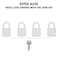 ABUS 7035 Small Weatherproof Lock with 2 Keys for Outdoor Storage Marine 142in 36mm Wide Keyed Alike 1