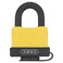ABUS 7045 Weatherproof Lock with 2 Keys for Outdoor Storage Marine 193in 49mm Wide