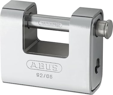 ABUS 9265 Monoblock Brass Padlock Keyed Different