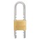 BRINKS 50mm Solid Brass Keyed Padlock with Adjustable Shackle Chrome Plated with Hardened Steel Shackle 17150061