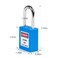 BULANGDI Bulangdi 5pcs Blue Loto Locks Set Keyed Different 2 Keys Per Lock OSHA Compliant Safety Padlocks for Electrical Lockout Tag Out Kits