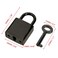 Coshar 4 Pack Mini Padlock with Key Vintage Antique Style Lock for Jewelry Box Storage Box Diary Book GunBlack