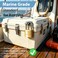 DELSWIN Weatherproof Padlock with Key Keyed Alike Heavy Duty Solid Brass Locker Lock with 1916 Long Shackle Marine Grade Pad Lock for Outdoor Gate Fence Shed 2 Pack