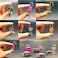 Guaishou Mix Color Style Mini Heart Luggage Locks Padlocks Archaize Lock with Keys Pack of 7pcs