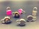 Guaishou Mix Color Style Mini Heart Luggage Locks Padlocks Archaize Lock with Keys Pack of 7pcs