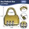 kathson Kathson Antique Style Mini Handbag Shaped Combination Locks Set of 6 Bronze