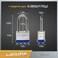 LanuBe Lock Laminated Steel Keyed PadlockKeyed Alike Locks Long Shackle PadlockPack of 12
