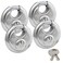 Master Lock 4 Keyed Alike Stainless Steel Trailer and Multi Purpose Padocks w8 Keys 40KA4