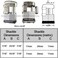 Master Lock 8 Keyed Alike Trailer Multi Purpose Padlocks w 16 Keys 37KA8