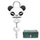 OSALADI Cute Panda Cabinet Padlock Mini Metal Lock with Keys for Jewelry Box Suitcase Locker Toy Chest and Home Security 138 Inch Cartoon Design