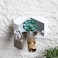 Dakekou Outdoor Faucet Lock with Padlock Water Spigot Lockout Device Suitable for Garden Hose Bib Water Valve ChildproofPrevent Water Theft and Unauthorized Use of WaterWhite