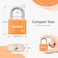 Puroma 2 Pack Keyed Padlock with 3 Keys Alike 78 Inch Locker Lock 40mm HeavyDuty Locks for Gate Fence Hasp Cabinet Toolbox School Gym Locker Orange