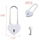T Tulead HeartShaped Locks Lover Locks White Heart Padlock 386x175 Decorative Lock Pack of 3 with Keys