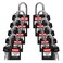 TRADESAFE Lockout Tagout Lock Sets 10 Black Keyed Alike Unlimited Grouping Safety Padlocks 2 Keys Per Lock OSHA Compliant Loto Locks