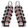 TRADESAFE Lockout Tagout Lock Sets 10 Black Keyed Alike Unlimited Grouping Safety Padlocks 2 Keys Per Lock OSHA Compliant Loto Locks