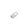 Tsnamay 15 Pcs Mini Diary Metal LockMini Padlock with Key for Suitcase Lock Schoolbag Backpack PadlockSilver Square Pattern