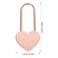 Uonlytech Heart Shaped Padlock with Key Small Lock for Jewelry Box Diary Backpack Suitcase Travel Accessory Compact Lightweight Security