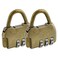 SDTC Tech 2Pack Mini Antique Password Padlock Retro Vintage Style Handbag Shape Bronze Locks
