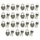 Tsnamay 15 Pcs Mini Diary Metal LockMini Padlock with Key for Suitcase Schoolbag Backpack Padlock Luggage LocksHeartShaped