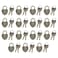Tsnamay 15 Pcs Mini Diary Metal LockMini Padlock with Key for Suitcase Schoolbag Backpack Padlock Luggage LocksHeartShaped