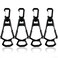 YAKOTAKI 4Pcs Glove Clips for Work Glove Holders Powerful Bite Glove Holder for Belt and Pants Prevent Loss and Free Hands Glove Clip Improve Work Efficiency and Safety for Construction Gloves Helmets