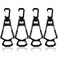 YAKOTAKI 4Pcs Glove Clips for Work Glove Holders Powerful Bite Glove Holder for Belt and Pants Prevent Loss and Free Hands Glove Clip Improve Work Efficiency and Safety for Construction Gloves Helmets