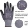 DS Safety Work Gloves Spandex Liner Nitrile Coated Work Gloves NP1001 MediumPack of 3 3 Pairs