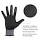 DS Safety Work Gloves Spandex Liner Nitrile Coated Work Gloves NP1001 MediumPack of 3 3 Pairs
