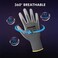 DULFINE Safety Work Gloves PU Coated12 PairsGrey Seamless Knit Glove with Polyurethane Coated Smooth Grip on Palm Fingers for Men and Women Ideal for General Duty Work Medium