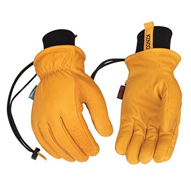Kinco 9084KWPL HYDROFLECTOR WANOGA Thermal Lined WaterResistant Premium Grain Buffalo SKI Glove Large