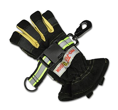 Lightning X HeavyDuty Ballistic Nylon Glove Strap Adjustable Size Reflective Tape for Quick Access Ideal for Firefighters EMTs Construction and Mechanics