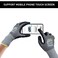 LOCCEF Endurance Knit Work Gloves MicroFoam Nitrile Coated6 PairsTacky Dot Grip Multi PurposeMicroFoam Gloves11XXL
