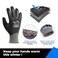 OriStout Waterproof Winter Work Gloves for Men and Women Touchscreen Freezer Gloves Thermal Insulated for Cold Weather