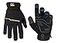 Custom Leathercraft L123L Workright Cold Weather Insulation Flex Grip Work Gloves Shrink Resistant Improved Dexterity Tough Stretchable Excellent Grip Black Large
