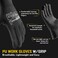 COOLJOB 1260 Pairs Safety Work Gloves Pack Bulk with Grip PU Coating 13 Gauge Seamless Knit Gloves with Polyurethane Dipped for Warehouse Working Breathable Lightweight for Men Women Black Small