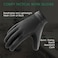 COOLJOB Touchscreen Utility Work Gloves for Men Breathable Cooling Safety Gloves for Camping Gardening Hiking Running and Driving Lightweight and Flexible Black Small