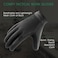 COOLJOB Touchscreen Utility Work Gloves for Men Breathable Cooling Safety Gloves for Camping Gardening Hiking Running and Driving Lightweight and Flexible Black Small