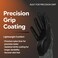 DEX FIT Premium Nylon Nitrile Work Gloves FN320 3 Pairs 3DComfort Stretchy Fit Firm Grip Thin Lightweight Durable Breathable Cool Machine Washable Black 11 XXL
