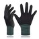 DEX FIT Premium Nylon Nitrile Work Gloves FN320 3 Pairs 3DComfort Stretchy Fit Firm Grip Thin Lightweight Durable Breathable Cool Machine Washable Black 11 XXL