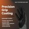 DEX FIT Premium Nylon Nitrile Work Gloves FN320 3 Pairs 3DComfort Stretchy Fit Firm Grip Thin Lightweight Durable Breathable Cool Machine Washable Forest Green 8 M