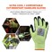 Ergodyne unisex adult Nitrilecoated ANSI A4 Nitrile Coated CR Gloves Lime Medium US