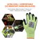 Ergodyne unisex adult Nitrilecoated ANSI A4 Nitrile Coated CR Gloves Lime Medium US