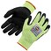Ergodyne unisex adult Nitrilecoated ANSI A4 Nitrile Coated CR Gloves Lime Medium US