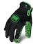 Ironclad EXO Motor Grip Glove Work Gloves SiliconeInfused Grip 1 Pair EXO2MGG03MBlack Green