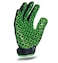Ironclad EXO Motor Grip Glove Work Gloves SiliconeInfused Grip 1 Pair EXO2MGG03MBlack Green
